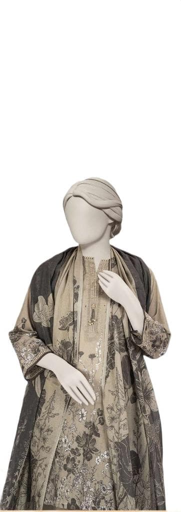 Unstitched Printed Lawn Suit view 2