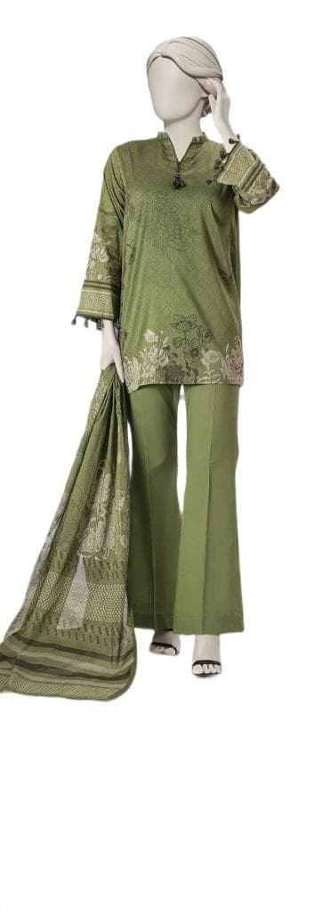 Unstitched Printed Lawn Suit