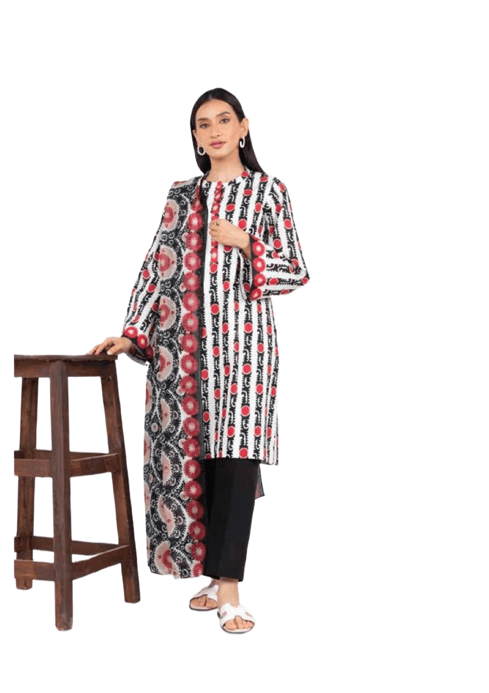 Unstitched Printed 3 Pcs Suit