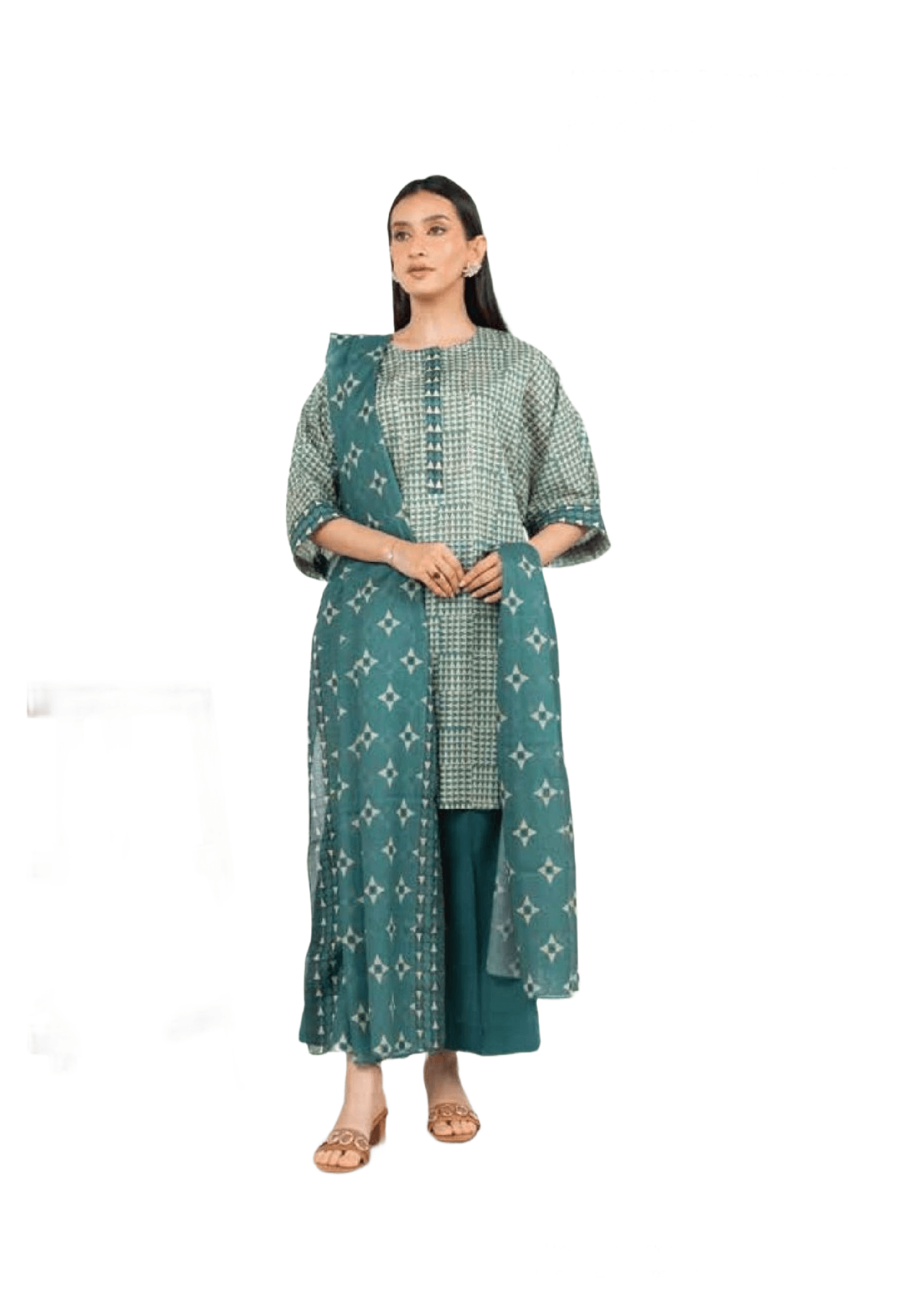 Unstitched Printed 3 Pcs Suit