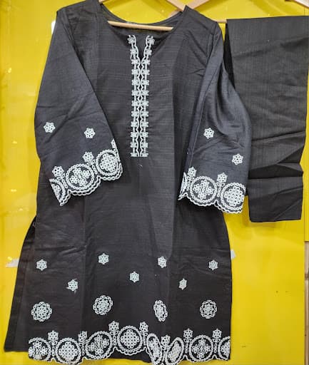 Embroiderd Stitched 2 pcs view 2